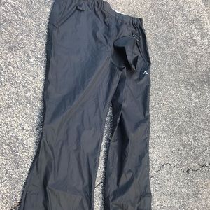 Polyester black work out pants